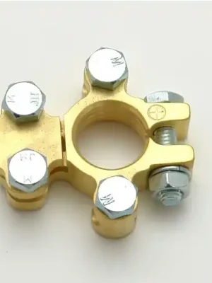 977361 Svorka bateriová  mosaz ENERGIZE + na kabel průměr 8 mm Doprava Zdarma