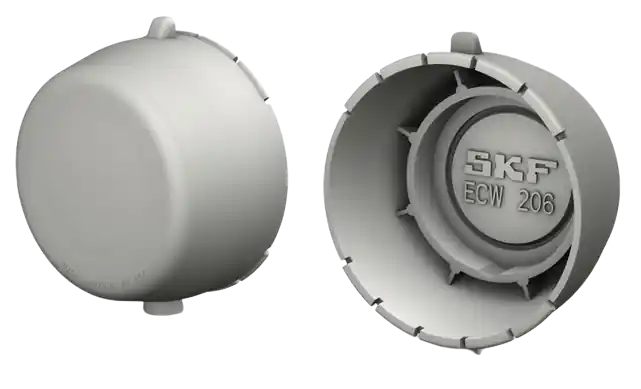 Trendový ECW 208 SKF víko koncové, pro potravinářství, bílé