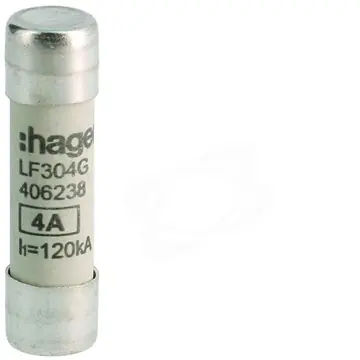 Pojistka válcová PV10 gG 4A 500V~ 10x38 Rychlé Dodání