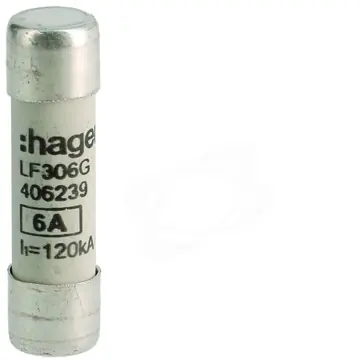 Pojistka válcová PV10 gG 6A 500V~ 10x38 Cenový Hit