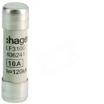 Moderní Pojistka válcová PV10 gG 10A 500V~ 10x38