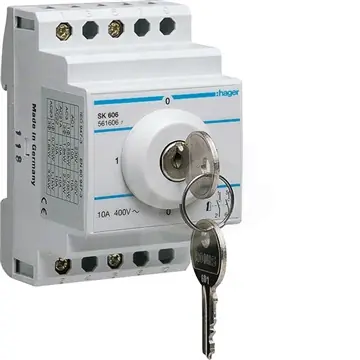 Otočný vypínač zamykatelný, 2S, 10A, 250V AC Sezónní Sleva