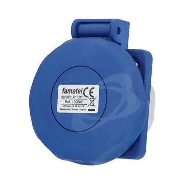 Zásuvka vestavná 13960-F IP67 230V/16A Výprodej
