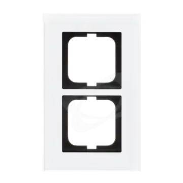 Bezpečná Platba Solo rámeček 2-násobný vodorovný/svislý bílé sklo