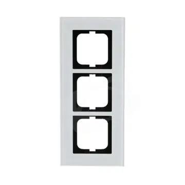 Super Cena Solo rámeček 3-násobný vodorovný/svislý bílé sklo