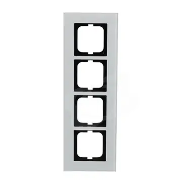 Solo rámeček 4-násobný vodorovný/svislý bílé sklo Zlevněný