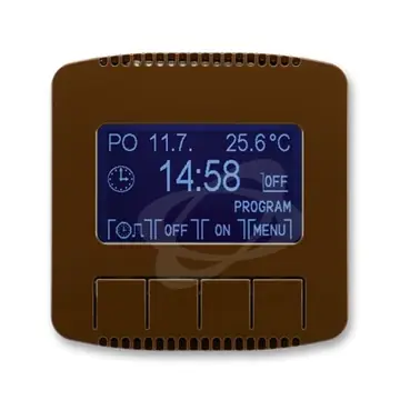Zlevněný Tango hodiny spínací programovatelné (ovládací jednotka) hnědá