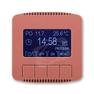 Exkluzivní Tango hodiny spínací programovatelné (ovládací jednotka) vřesová červe