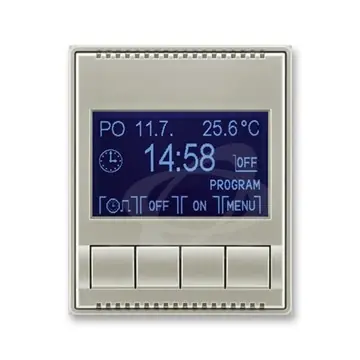 Profesionální Time hodiny spínací programovatelné (ovládací jedn.) starostříbrná