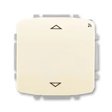 Značkový Tango spínač žaluziový tlačítkový s RF přijímačem, 868MHz slon.kost