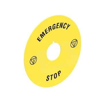 Sezónní Sleva štítek EMERGENCY/STOP LPXAU113