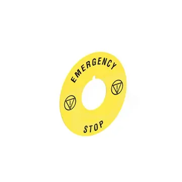 Garance Vrácení Peněz štítek EMERGENCY/STOP LPXAU115