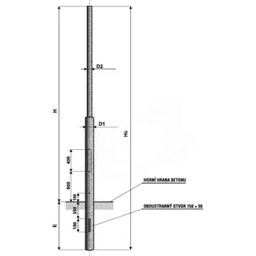 Stožár sadový LBH 2 Tovární Cena