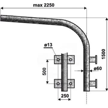 Ruční Výroba Výložník obloukový VS 1
