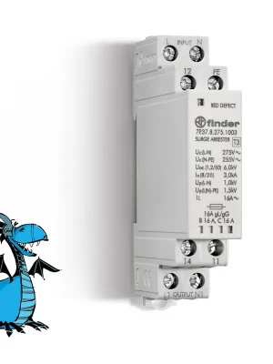 FINDER Svodič 7P3782751003, typ 3, pro 1F AC, pro zásuvky, na DIN lištu Top Prodej