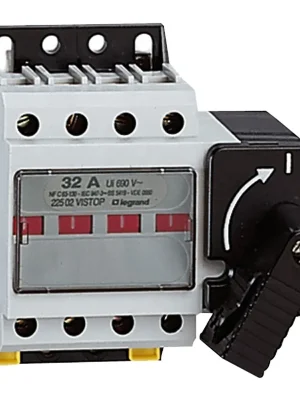 022502 VISTOP 4P 32A ČELNÍ OVL. Značkový