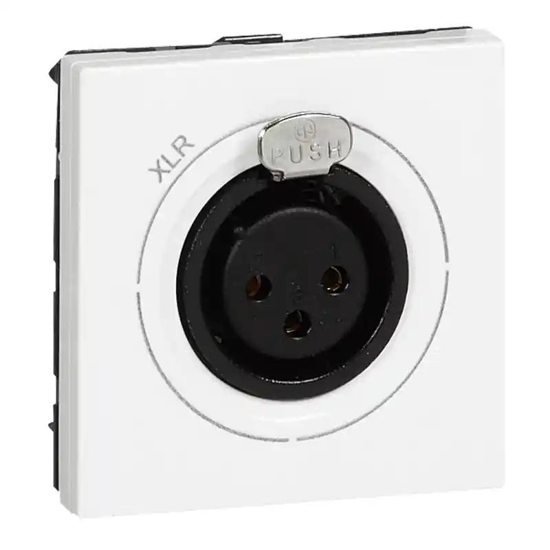 Zásuvka MOSAIC 78755 XLR 3P 2M bílá Vrácení Zdarma