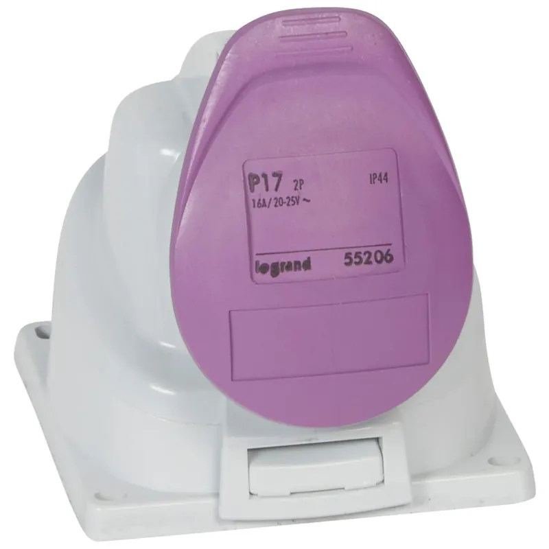 055206 ZÁSUVKA NÁSTĚNNÁ 24V, 2K, 16A Exkluzivní