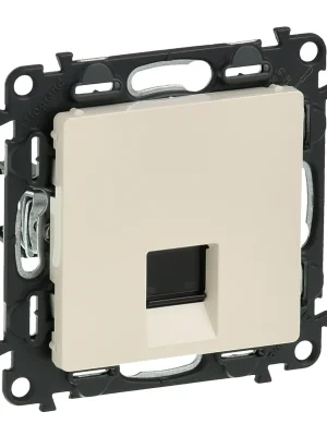 Zásuvka VALENA LIFE 1xRJ45 C6 STP béžová Výprodej