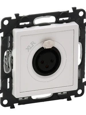 753173 VALL ZÁSUVKA XLR SAMICE BÍLÁ Tovární Cena