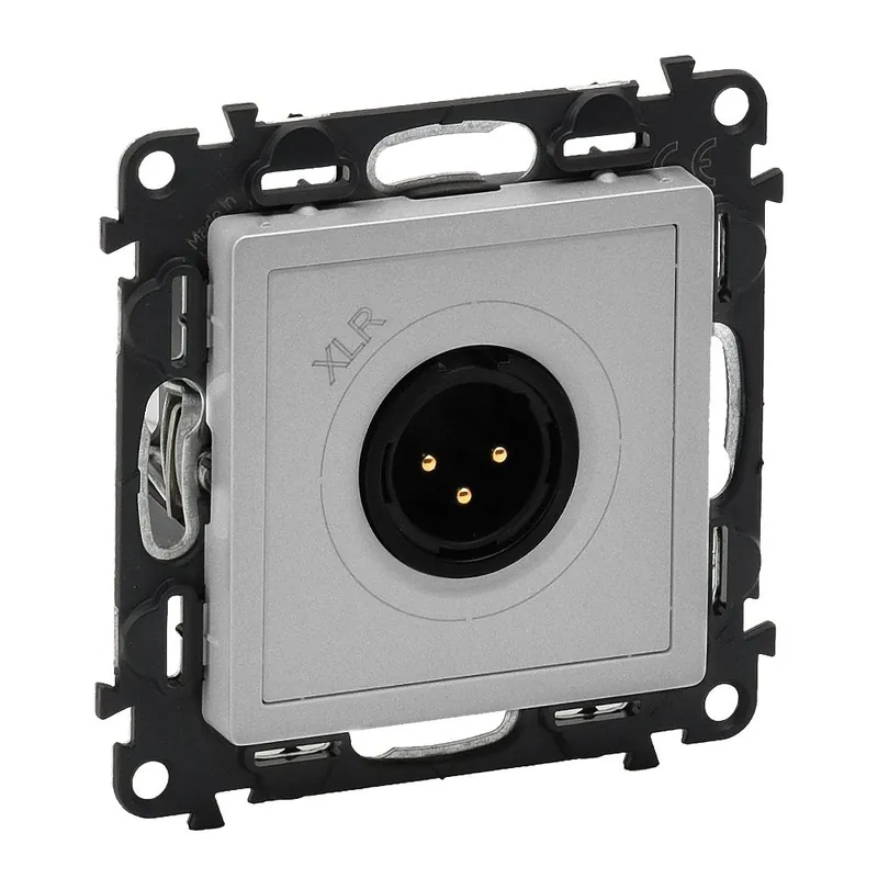 753374 VALL ZÁSUVKA XLR SAMEC HLINÍK Celosvětová Doprava