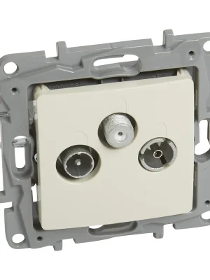 Zásuvka NILOÉ 764664 TV-RD-SAT průb.béž. Luxusní