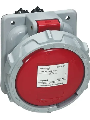 Značkový Zásuvka LEGRAND 63A400V 5-pól. IP67 vest
