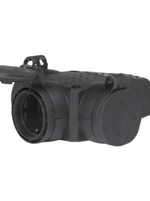 ZÁS.GUMA 3X2P+T ČERNÁ SCH.IP44 Odeslání Ihned