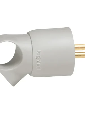 050105, VIDLICE  2P+T 16A,ÚCHYT,ŠEDÁ Autentický