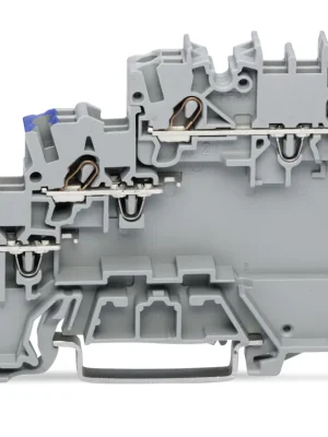 Zlevněný WAGO Svorka 2000-5311 3vodičová pro senzor, s barevnými přívody vodiče 1 mm², šedá