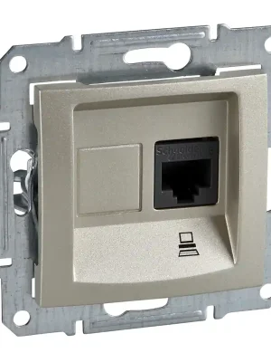 Záruka V Ceně SCHNEIDER Zásuvka Sedna dat. RJ45 5e UTP titan
