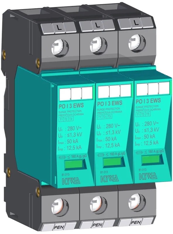 Zlevněný KIWA Svodič PO I 3 EWS 280V/12,5kA