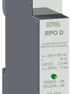 SK0165783-CZ20260306-083626-0-1772757395-pim-873065_1 Aktuální KIWA Svodič III RPO D 230V přepětí, varistorový
