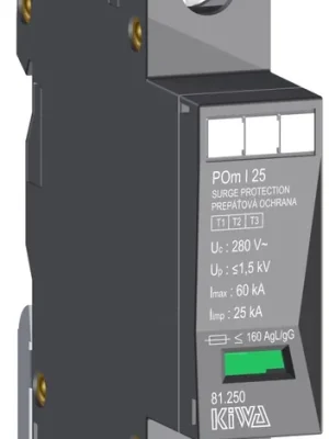 Akční Cena KIWA Svodič POm I 25kA 280V/25kA, přepěťová ochrana typu 1+2+3 (B+C+D)