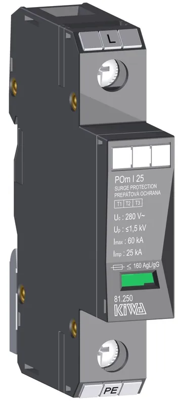 SK0166061-CZ20260306-083626-0-1772757395-pim-877908_1 Akční Cena KIWA Svodič POm I 25kA 280V/25kA, přepěťová ochrana typu 1+2+3 (B+C+D)