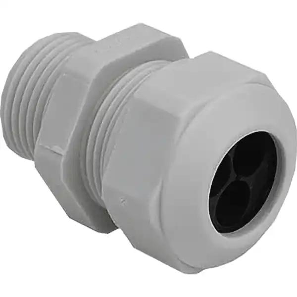AGRO  Vývodka pro větší počet kabelů, plastová, světle šedá, závit Pg21, jednodílné těsnění Přímo Od Výrobce
