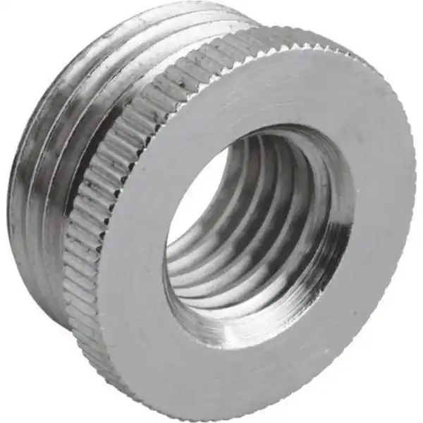 AGRO  Závitová redukce M16 x 1,5 / M12 x 1,5, mosazná, kruhová, vroubkovaná, délka závitu 7 mm Vrácení Zdarma