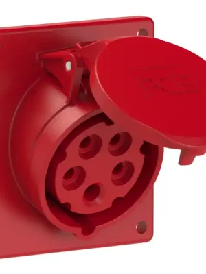 Zásuvka 16A/380V 5-pól. IP44 vest. Garance Vrácení Peněz