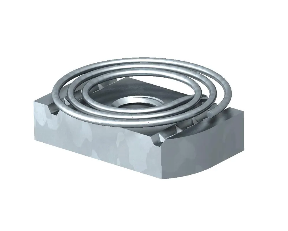 Značkový OBO BETTERMANN Matice MS41SNF M10 F kluzná s pružinou